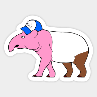 Mix tapir - neopolitan Sticker